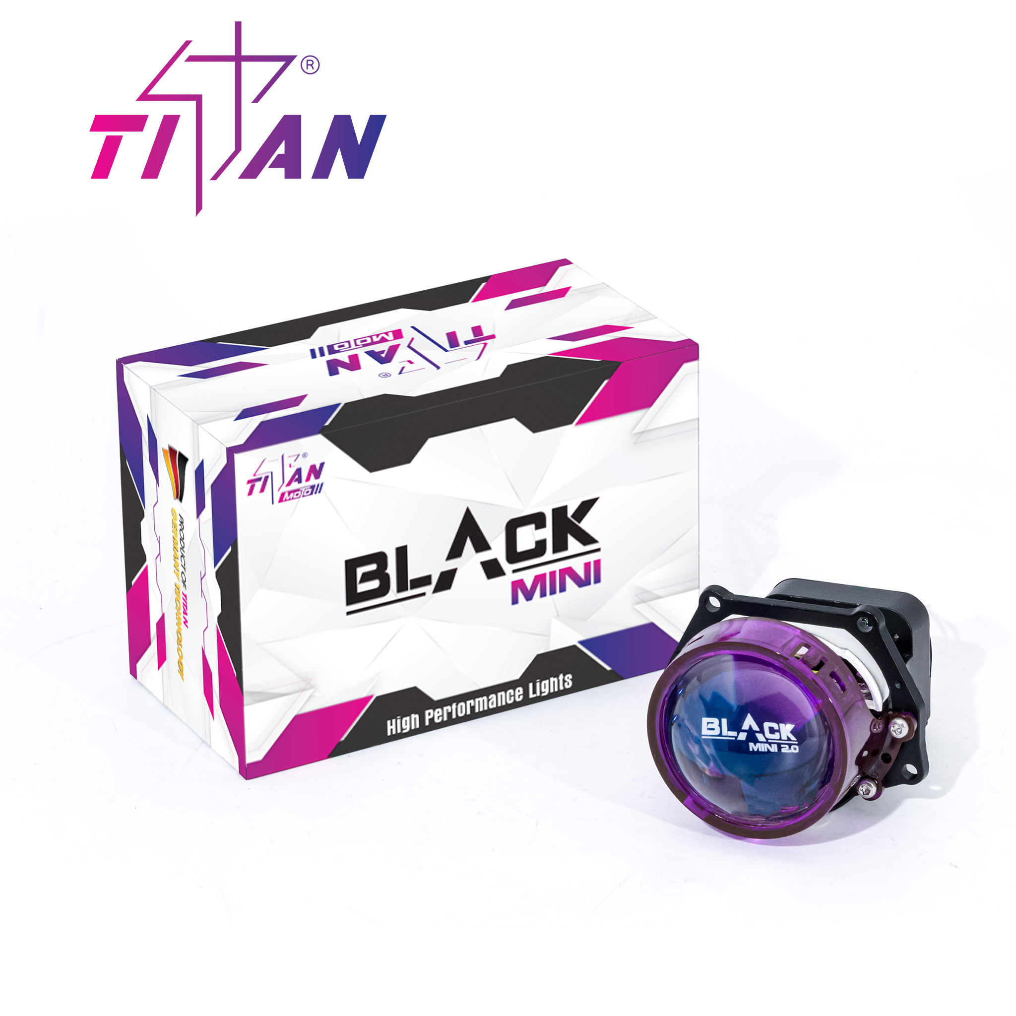 Bi LED Titan Moto Black Mini 2.0